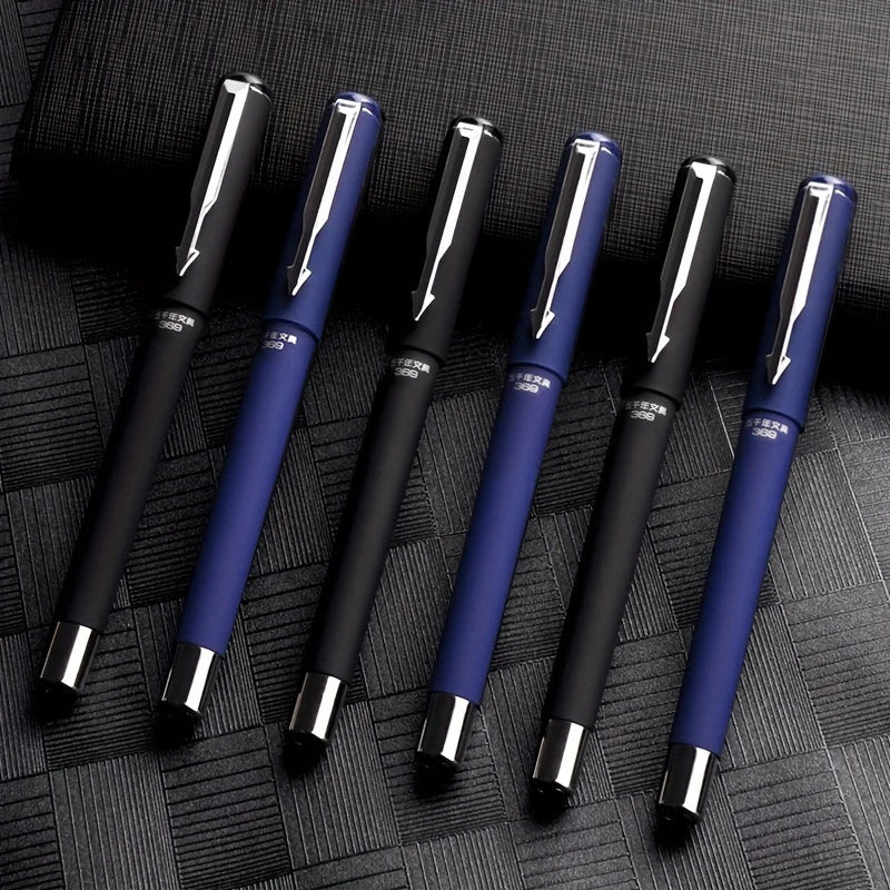 Ballpoint Pen 0.7mm Frosted Titanium Steel Ball Head NeutralPen Large Capacity Super Smooth Students Writing pen